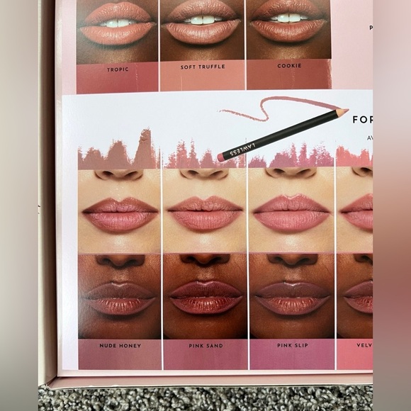 NEW Lawless satin cream lipsticks & liners set - Picture 10 of 12